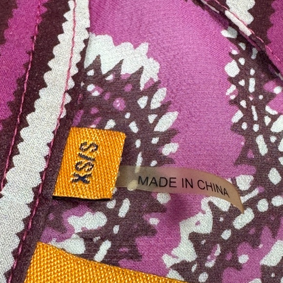 Tory Burch Silk Caftan Tunic Dress /Cover Up - Size XS / S. - Picture 9 of 16